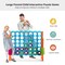 Costway Jumbo 4-to-Score 4 in A Row Game Set Indoor Outdoor Kids Adults Family Fun